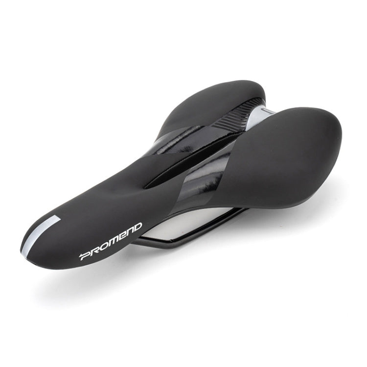 Skorter | PROMEND SD-567 Hollow Breathable Silicone Racing Bicycle Saddle(Black White)