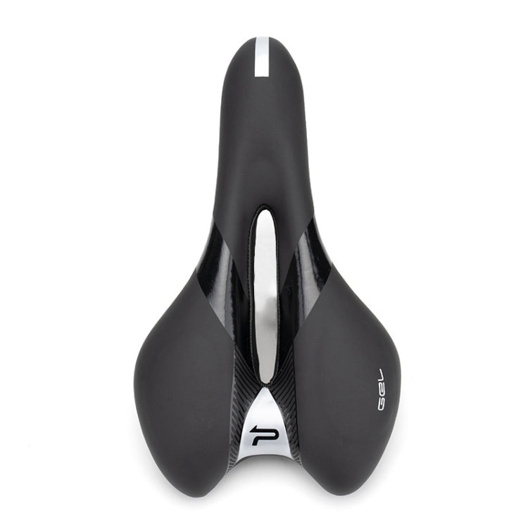 Skorter | PROMEND SD-567 Hollow Breathable Silicone Racing Bicycle Saddle(Black White)