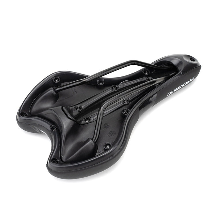 Skorter | PROMEND SD-567 Hollow Breathable Silicone Racing Bicycle Saddle(Black White)