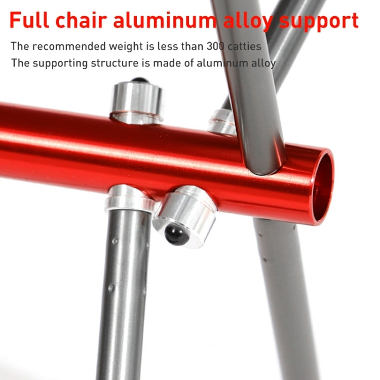 Skorter | Outdoor Camping Beach Portable Ultra-Light Aluminum Alloy Folding Chair (Grey)