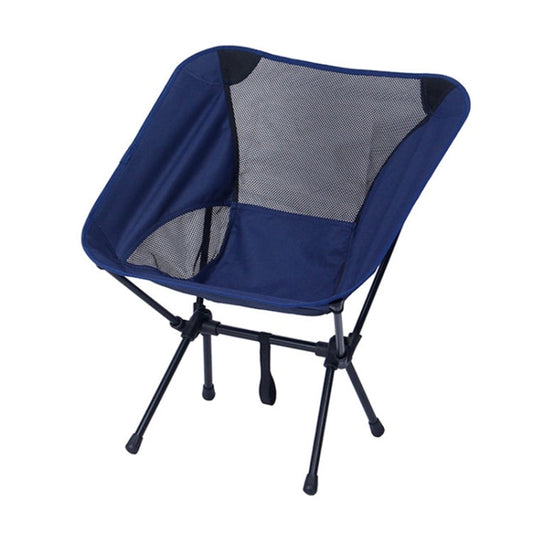 Skorter | Small Outdoor Camping Leisure Beach Portable Folding Chair (Navy Blue)