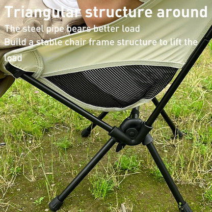 Skorter | Small Outdoor Camping Leisure Beach Portable Folding Chair (Grey)
