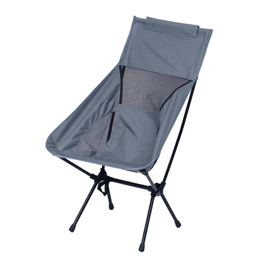 Skorter | Large Outdoor Camping Leisure Beach Portable Folding Chair (Grey)