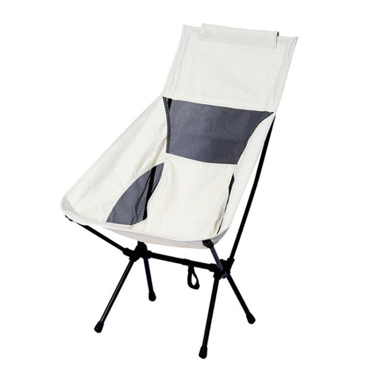 Skorter | Large Outdoor Camping Leisure Beach Portable Folding Chair (White)