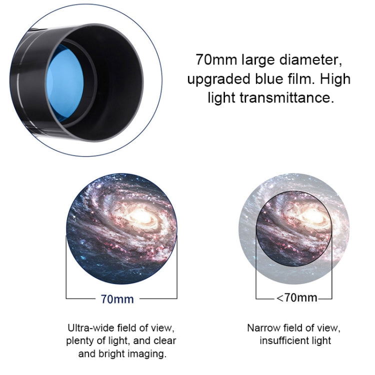 Skorter | WR852 16x/66x70 High Definition High Times Astronomical Telescope with Tripod