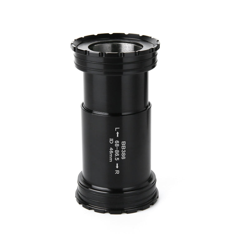 Skorter | BB386 Press Fit Style Bottom Bracket Fits 68-86.5mm for SRAM / Rotor / FSA Mountain Bike (Black)