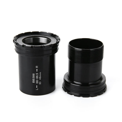Skorter | BB386 Press Fit Style Bottom Bracket Fits 68-86.5mm for SRAM / Rotor / FSA Mountain Bike (Black)