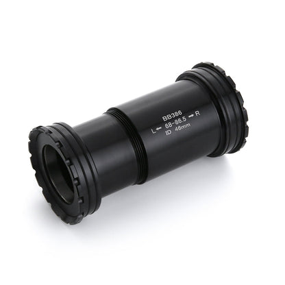 Skorter | BB386 Press Fit Style Bottom Bracket Fits 68-86.5mm for SRAM / Rotor / FSA Mountain Bike (Black)