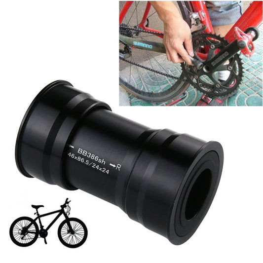 Skorter | BB386 EVO Press Fit Style Bottom Bracket Fits 86.5mm for SHIMANO, Prowheel, SRAM GXP Mountain Bike (Black)
