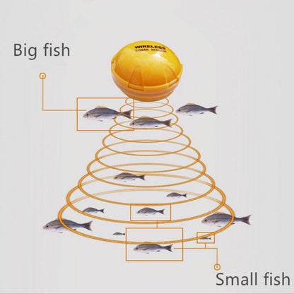 Skorter | Bluetooth Fish Detector 125KHz Sonar Sensor 0.6-36m Depth Locator Fishes Finder Alarm for iOS & Android Mobile Phones