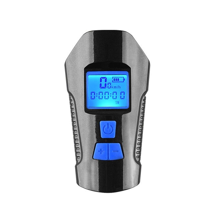 Skorter | 350LM USB Charging Waterproof Snap-on Bicycle Headlight with Speaker & Stopwatch Function (Blue)