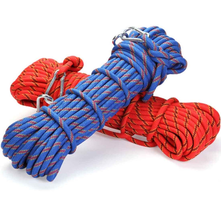 Skorter | Climbing Auxiliary Rope Static Rope Safety Rescue Rope, Length: 15m Diameter: 10mm(Blue)