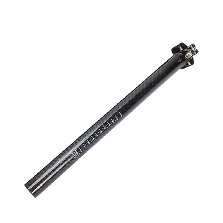 Skorter | TOSEEK 3K Carbon Fiber Mountain Bike Road Bike Bicycle Seat Tube Seatpost Seat Fitting Seat Pole Bicycle Fittings, Size: 27.2x400mm