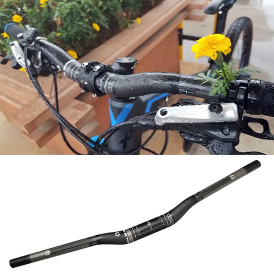 Skorter | TOSEEK Full Carbon Fiber Road Bike Bent Handlebar, Size: 620mm (Matte)
