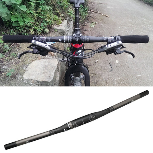 Skorter | TOSEEK Full Carbon Fiber Road Bike Straight Handlebar, Size: 720mm (Matte)