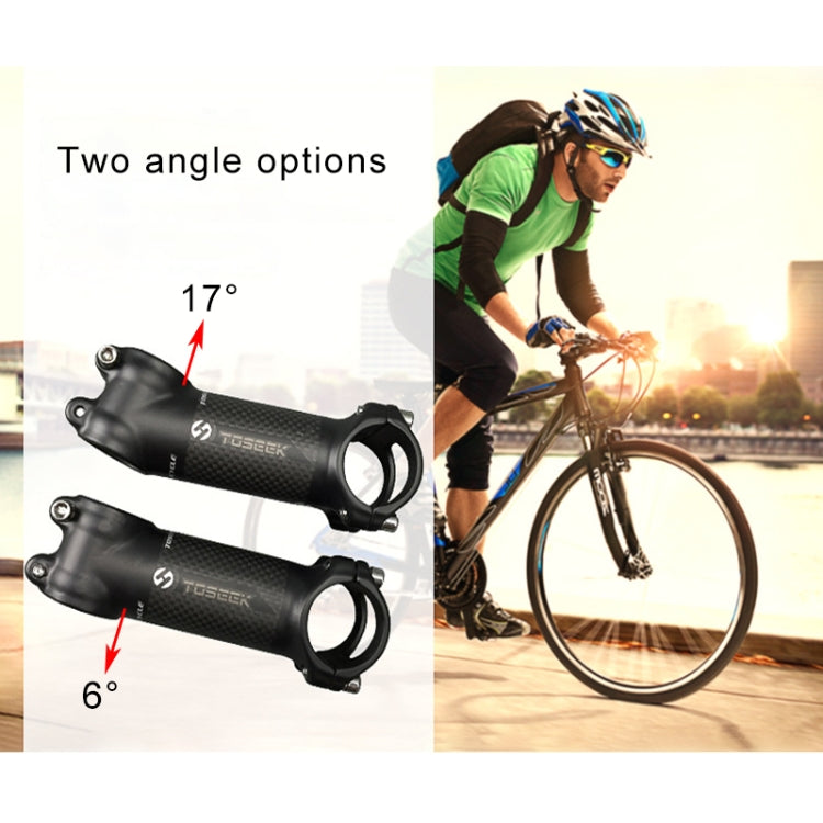 Skorter | TOSEEK Road Mountain Bike Ultra-light Handlebar Stem Riser Faucet, Size: 6 Degree, 60mm (Gloss)