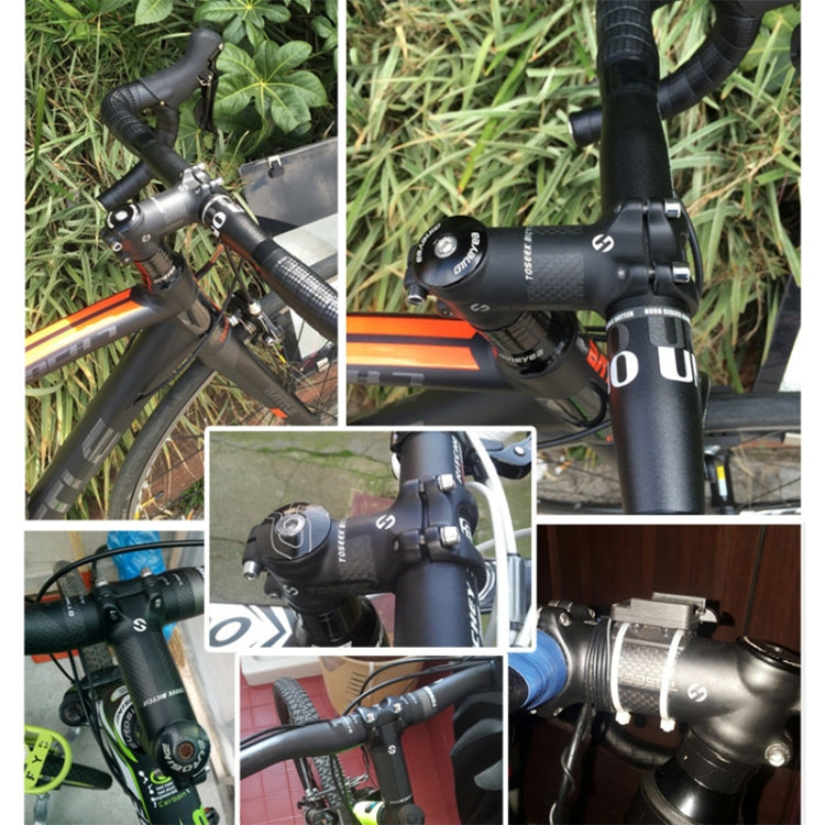 Skorter | TOSEEK Road Mountain Bike Ultra-light Handlebar Stem Riser Faucet, Size: 6 Degree, 60mm (Gloss)