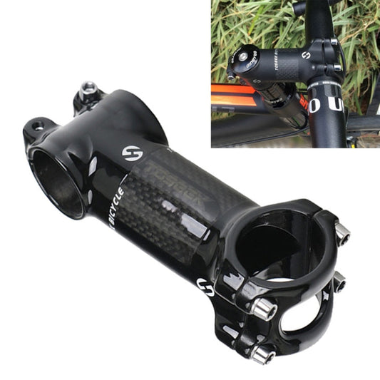 Skorter | TOSEEK Road Mountain Bike Ultra-light Handlebar Stem Riser Faucet, Size: 17 Degree, 80mm (Gloss)