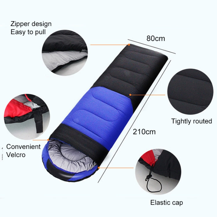 Skorter | Outdoor Camping Sleeping Bag Splicing Indoor Cotton Sleeping Bed, Size: 210x80cm, Weight: 1.8kg (Blue)