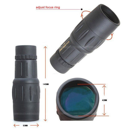 Skorter | Visionking 8x42 Portable Professional High Times High Definition  Monocular Telescope