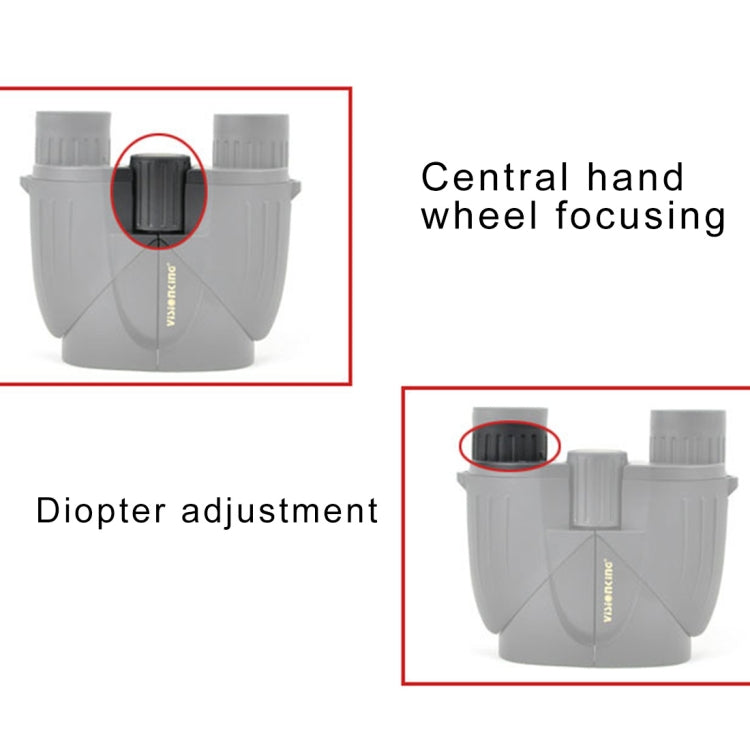 Skorter | Visionking 10x25 Mini Portable HD Binoculars Telescope for Camping / Hunting / Travelling