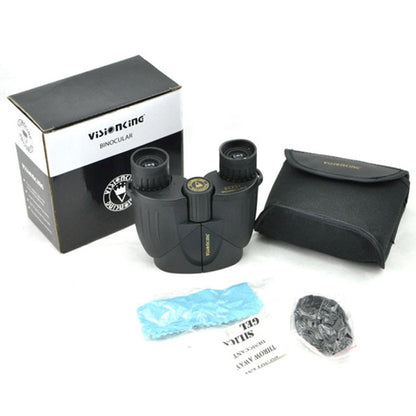 Skorter | Visionking 10x25 Mini Portable HD Binoculars Telescope for Camping / Hunting / Travelling