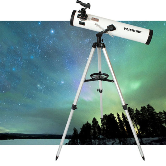 Skorter | Visionking High Quality Astronomy (700/76mm) 3 inch Telescope Newtonian Reflector Astronomical Space Telescope