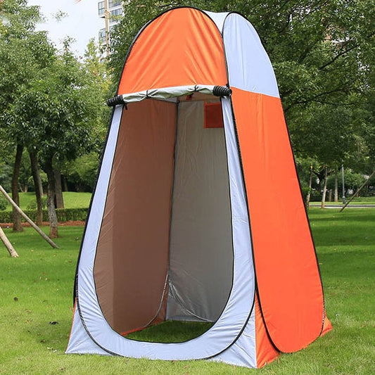 Skorter | Clothes Changing Bathing Tent with Window, Single, Size: 190x120x120cm (Orange)
