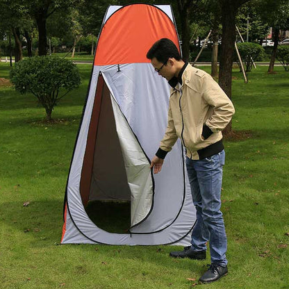 Skorter | Clothing Change Tent with Window, Single, Size: 190x120x120cm (Orange)