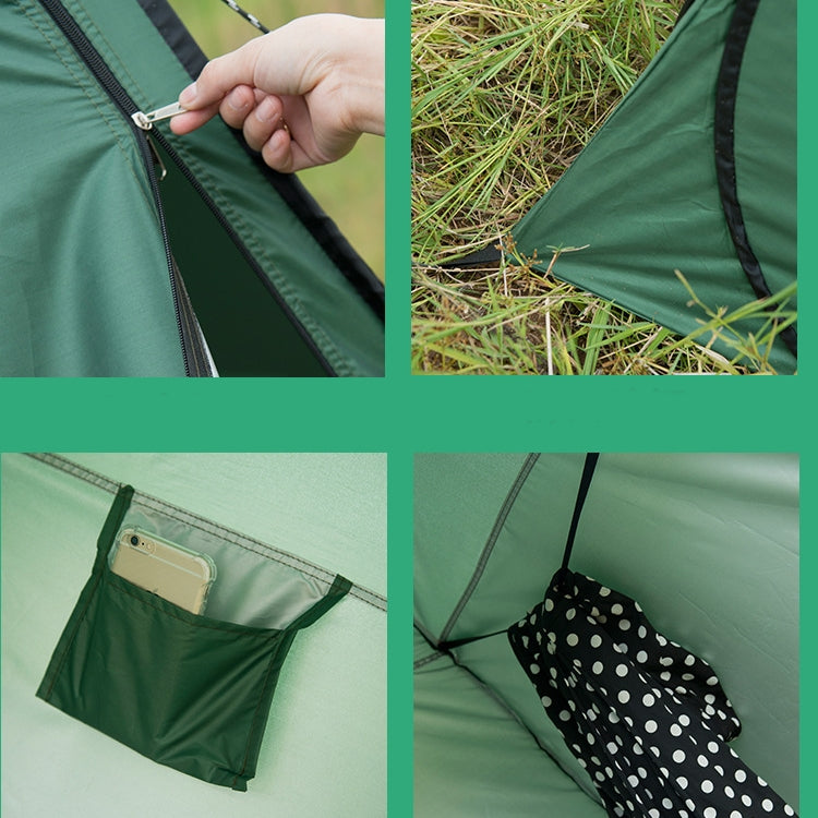 Skorter | Clothes Changing Bathing Tent with Window, Single, Size: 190x120x120cm (Green)