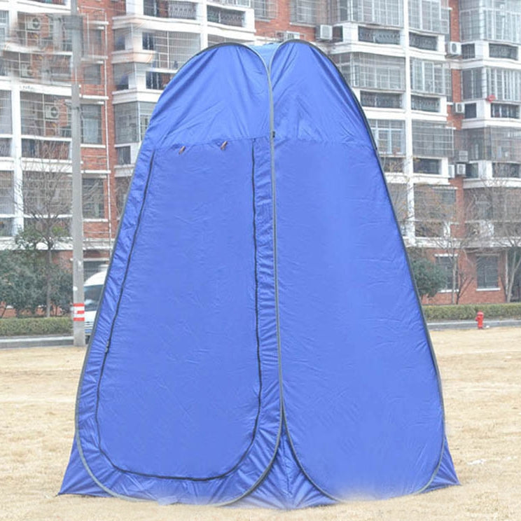 Skorter | Clothes Changing Bathing Tent with Window, Single, Size: 190x120x120cm (Blue)