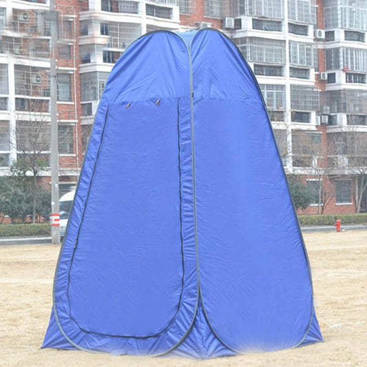 Skorter | Clothes Changing Bathing Tent with Window, Single, Size: 190x120x120cm (Blue)
