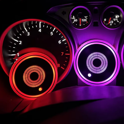 Skorter | Colors LED Car Cup Lights 2 PCS Set