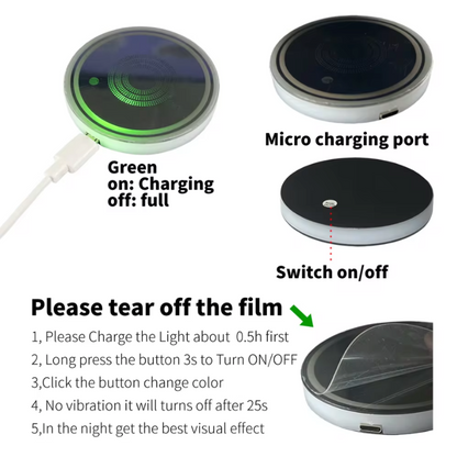Skorter | Colors LED Car Cup Lights 2 PCS Set
