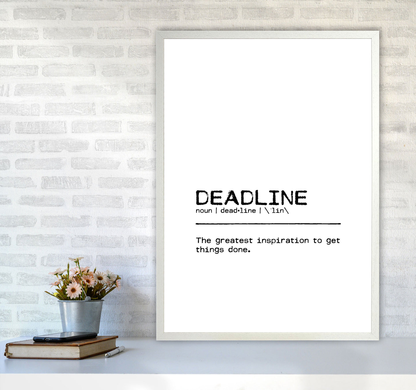 Skorter | Frist Inspiration Definition Quote Print By Orara Studio