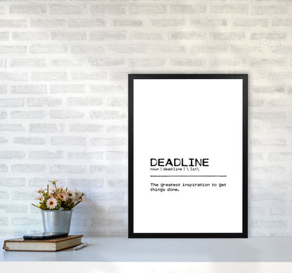 Skorter | Frist Inspiration Definition Quote Print By Orara Studio