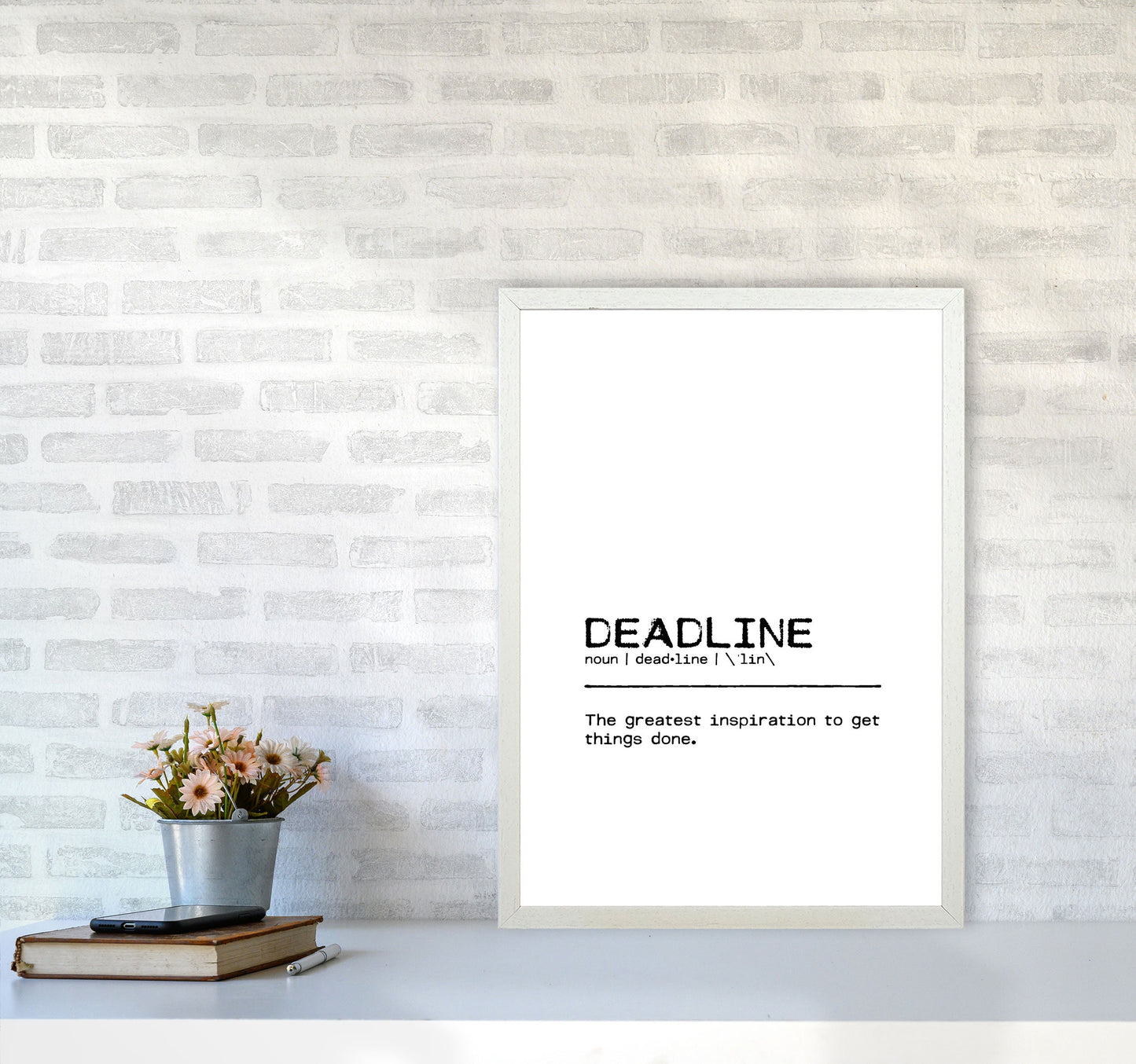Skorter | Frist Inspiration Definition Quote Print By Orara Studio