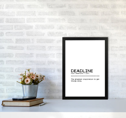 Skorter | Frist Inspiration Definition Quote Print By Orara Studio