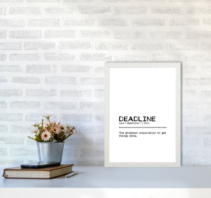 Skorter | Frist Inspiration Definition Quote Print By Orara Studio
