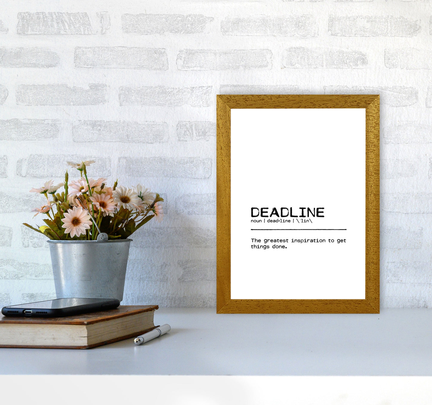 Skorter | Frist Inspiration Definition Quote Print By Orara Studio