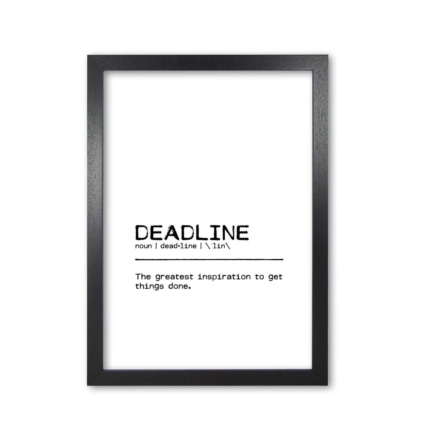 Skorter | Frist Inspiration Definition Quote Print By Orara Studio