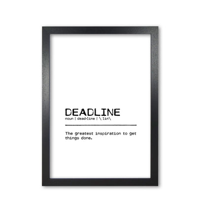 Skorter | Frist Inspiration Definition Quote Print By Orara Studio