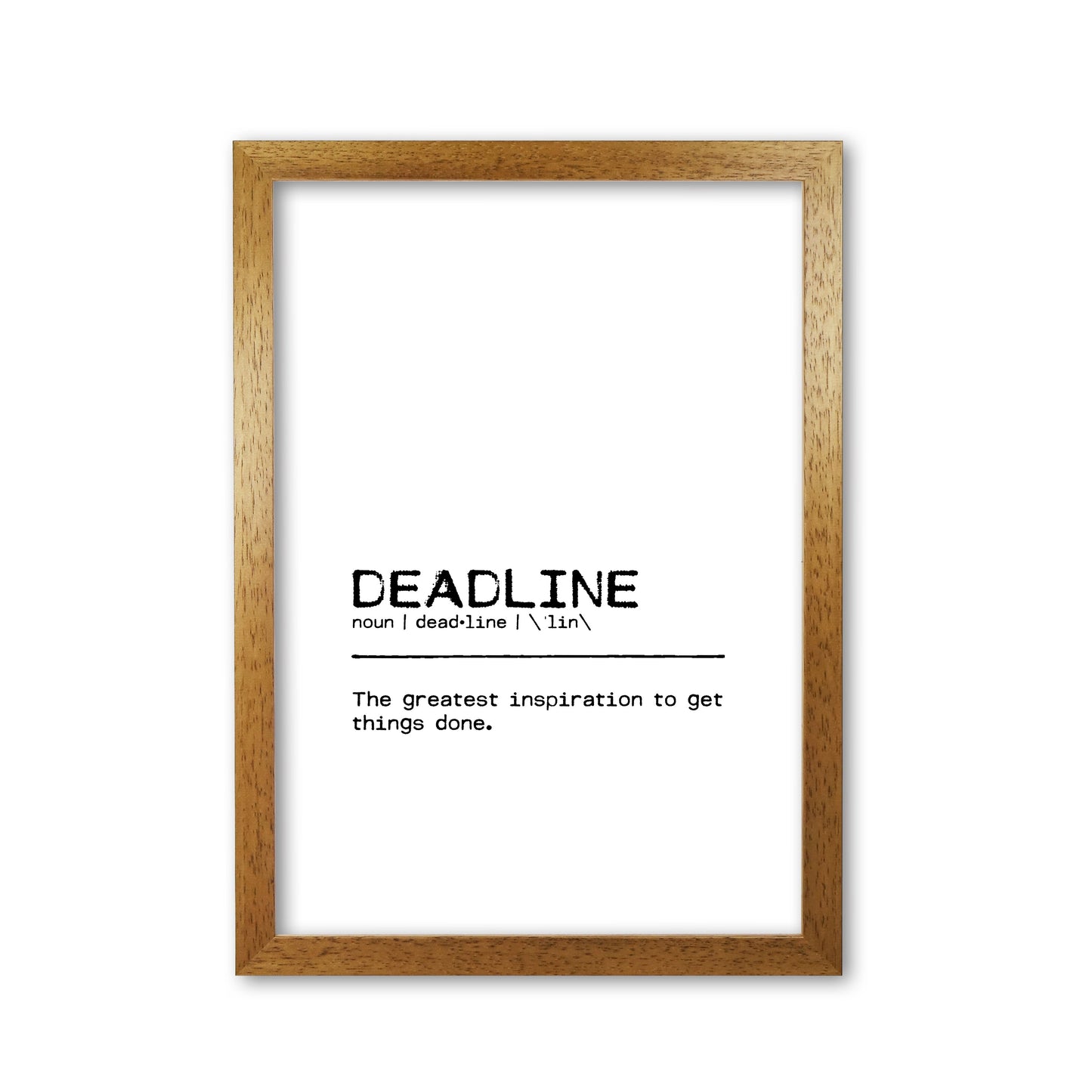 Skorter | Frist Inspiration Definition Quote Print By Orara Studio