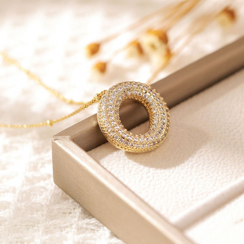 Skorter | Alphabet-Diamond-Pendant-Necklace