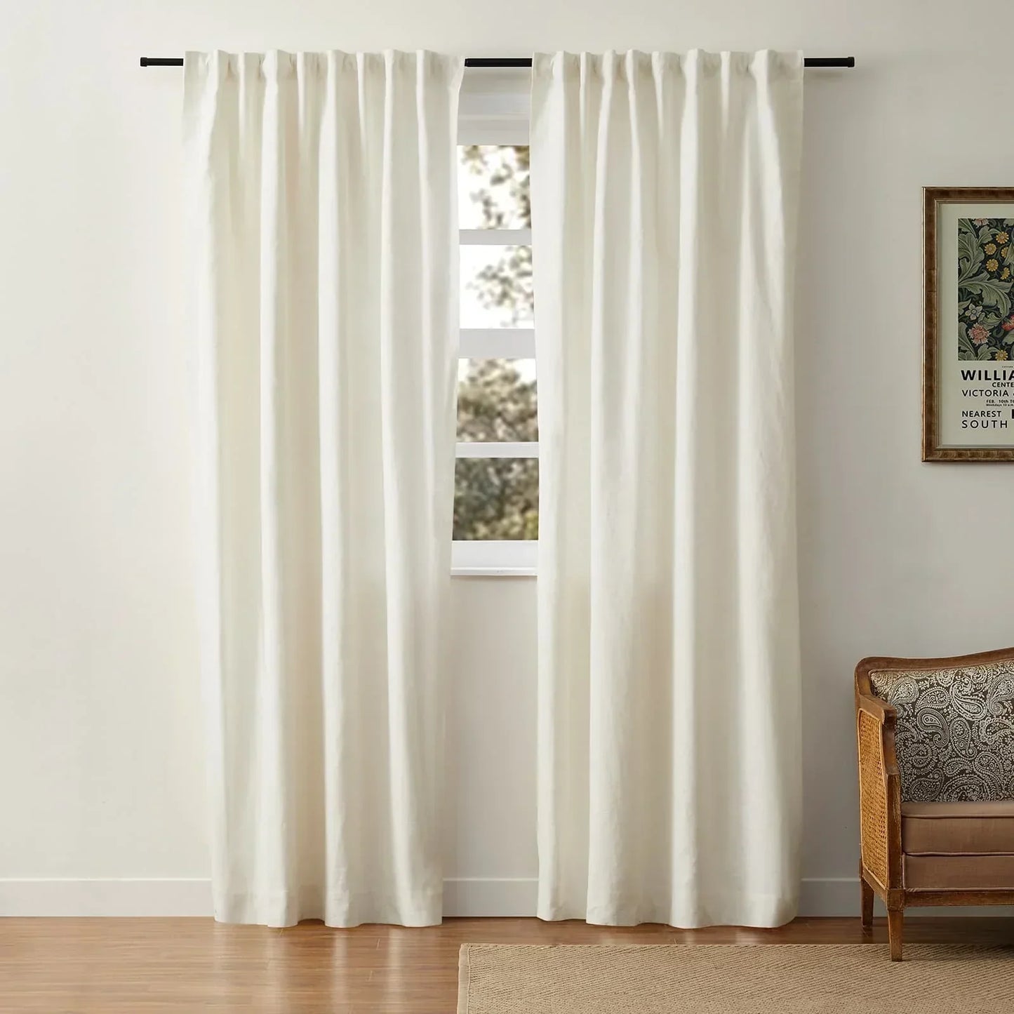 Skorter | Aira - Linen-Cotton Curtain with Soft Fabric