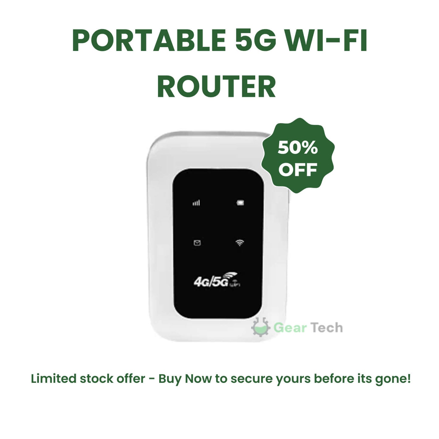 Skorter | Portable 5G Wi-Fi Router | Secure, High-Speed Connection for Travel & Home Use