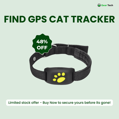 Skorter | #1 Find  GPS Cat Tracker with Real-Time Location, Waterproof Design, and Activity Monitoring for Pet Safety and Tracking