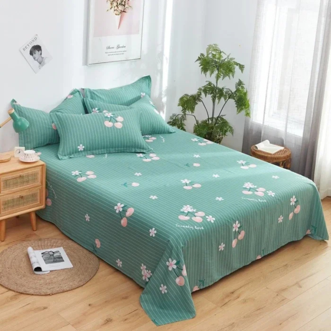 Skorter | Olira Cotton Bed Cover – Soft, Breathable Comfort