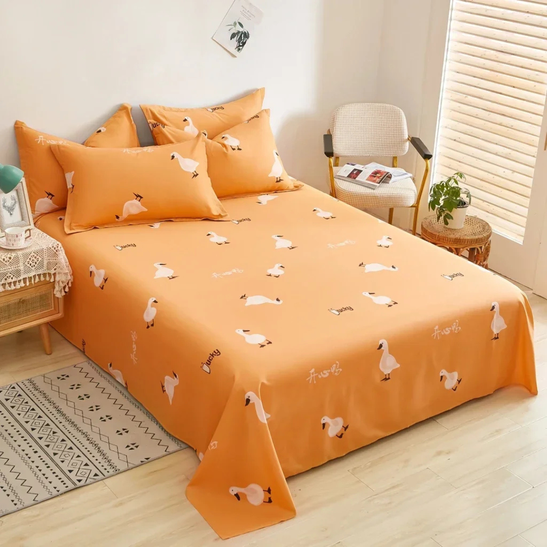 Skorter | Olira Cotton Bed Cover – Soft, Breathable Comfort