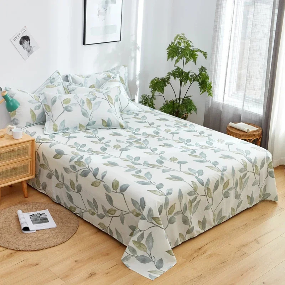 Skorter | Olira Cotton Bed Cover – Soft, Breathable Comfort